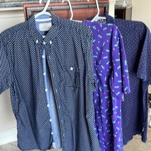 Short sleeves Button down casual men’s shirts